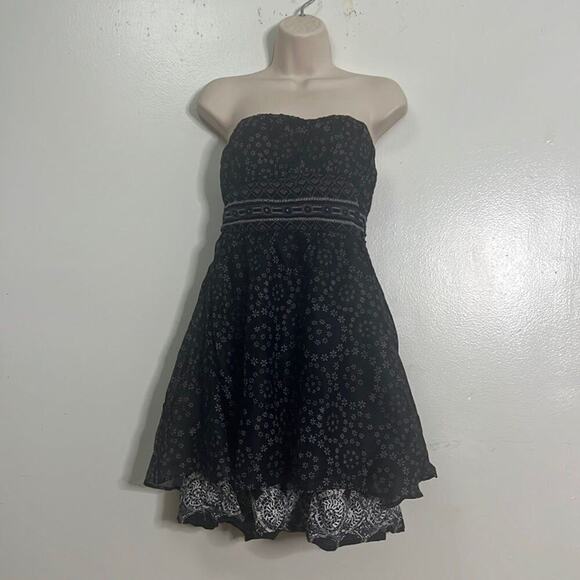 ANTHROPOLOGIE FREE PEOPLE DRESS STRAPLESS SIZE 2 - Picture 2 of 8